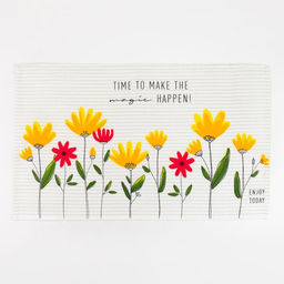 Полотенце кухонное Доляна Enjoy today 35х60 см, 100% хл, 160г/м2  фото 2