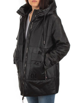 BM-1100 BLACK Куртка демисезонная женская АЛИСА (100 гр. синтепон) - Фабричный китай фото 9