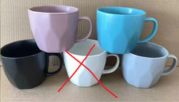 Кружка 400 мл с гранями / MC-913 /уп 72/цвет микс