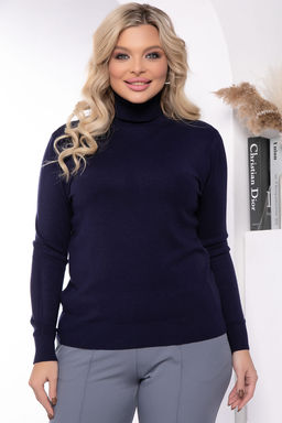 Водолазка Зимняя история (темно-синяя) Б14536-20М - Lt collection фото 2