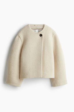 Chaqueta en mezcla de lana