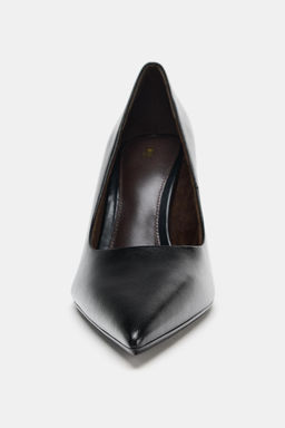 LEATHER HIGH-HEEL SHOES - Zara фото 5