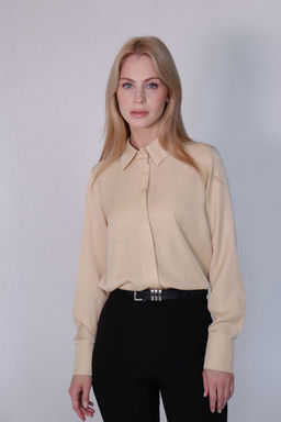 Рубашка с супатной застёжкой свободного силуэта - Martichelli фото 41