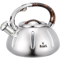 Чайник из нержавеющей стали 3 л со свистком (М-7912) /Rashel/