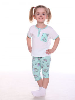 №170 Пижама детская (Яблоко_ментол)
