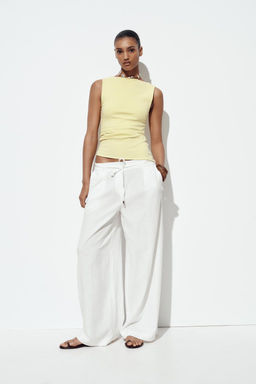 ASYMMETRIC DRAPED T-SHIRT - Zara фото 28