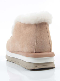 04-5521-2 APRICOTS Ботинки зимние женские (натуральная кожа, 100% шерсть)