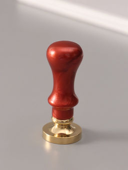 Печать для сургуча с пластиковой ручкой «Буква D на вензеле», 2.5×2.5×6.3 см