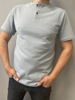 191 Футболка-поло, серый, пике - Knitka wear фото 7