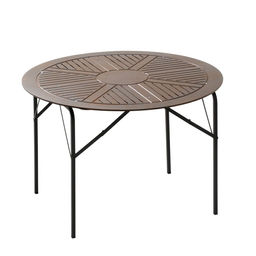 Набор садовой мебели Бистро, 4 стула, круглый стол, коричневый - Simaland фото 2