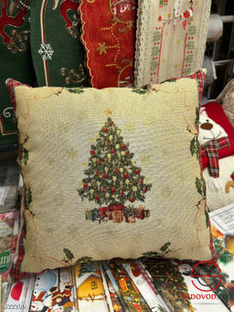 Новогодняя наволочка с рисунком
