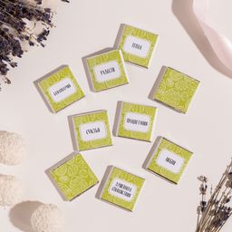 Набор 9 шоколадок Светлой пасхи (бело-зеленый) - 8 чудо фото 3