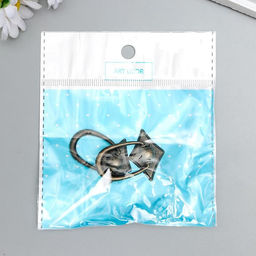 Цена за 2 шт. Ручка-молоточек для шкатулки металл Петля бронза 3,6х2,8 см - Арт узор фото 3