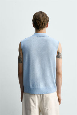 CAMISA PUNTO RELAXED FIT / Beige claro - Zara фото 13