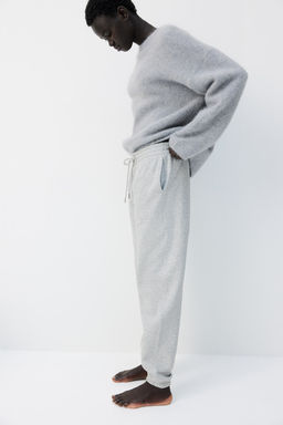Pantalon de chandal en mezcla de algodon