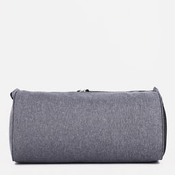 Сумка спортивная на молнии, наружный карман, длинный ремень, цвет серый - Simaland фото 3