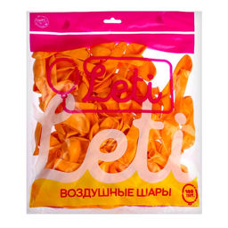 Воздушные шары латексные 5", пастель, 100 шт., лимонно-жёлтые