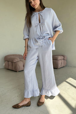 Костюм муслин SET070/01/Голубой