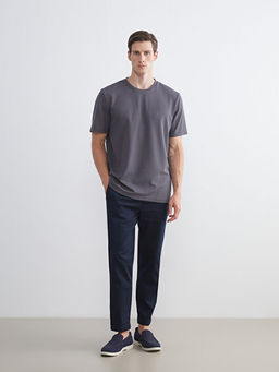 Bisiklet Yaka Penye Erkek Ti??rt