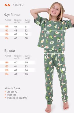 Пижама для девочки Happy Fox  фото 2