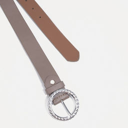 Ремень женский, ширина 3 см, винт, пряжка метал, цвет светло-коричневый - Simaland фото 2