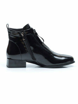 01-C1453-1-21R100-M BLACK Ботинки демисезонные (натуральная кожа, байка) - Фабричный китай фото 10