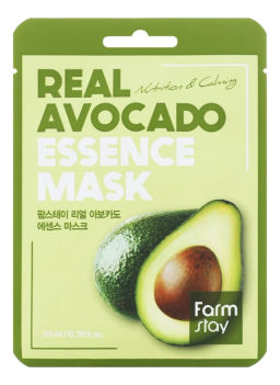 FS Real Avocado Essence Mask, 23ml*1ea - Тканевая маска с Авокадо