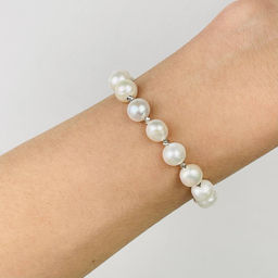 Браслет регулируемый с Жемчугом от 16 см