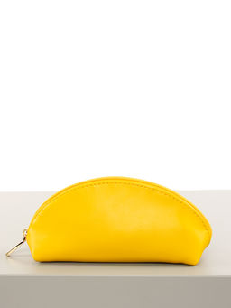 LACCOMA косметичка Анетта-826-желтый эко кожа хлопок  фото 2