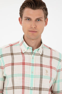 Мужская рубашка с длинным рукавом Stone - U.s. polo assn фото 2