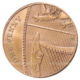 1 пенни 2010 года Великобритания