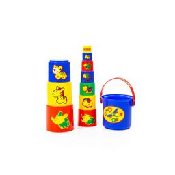 Занимательная пирамидка №3 (11 элементов) (в сеточке) - Полесье фото 6