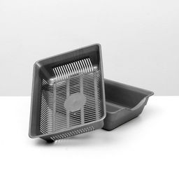 Туалет глубокий с сеткой 36 х 25 х 9 см, серый - Simaland фото 4