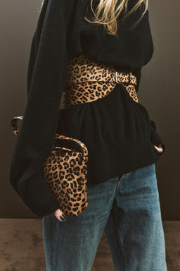 ANIMAL PRINT WAIST BELT - Zara фото 3