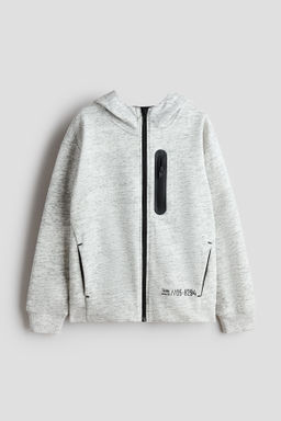 Chaqueta sudadera con capucha y cremallera