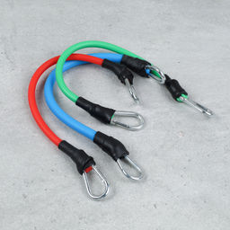 Набор для силовых упражнений Woohooo Tension / WES3-BV / манжеты+ эспандеры 4.5 кг, 9 кг, 13.6 + чехол / фиолетовый - Галеонтрейд фото 2