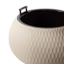 Кашпо Жемчужина 7л (бежевый) М8727 - Альтернатива фото 4