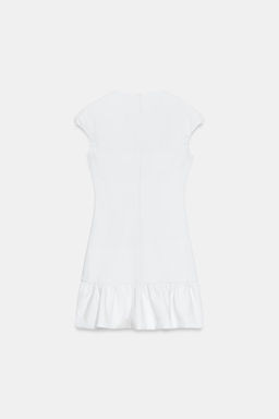 RUFFLED HEM MINI DRESS - Zara фото 4