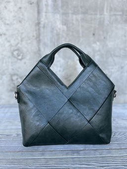 Женская сумка из эко кожи 0025 Темно-Зеленый - Sergio valentini фото 2