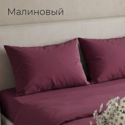 Простынь Евро макс() поплин(василек)
