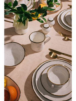 Кружка Magistro Alpine Frost, 350 мл, фарфор, белая