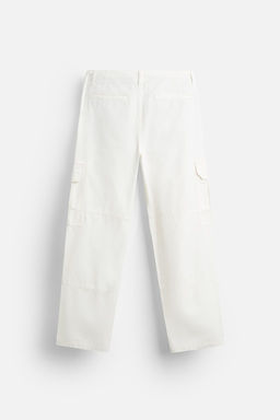 CANVAS CARGO TROUSERS - Zara фото 7