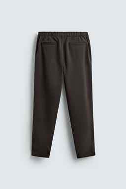 PANTAL?N CINTURA JOGGER CONFORT / Marr?n oscuro - Zara фото 7