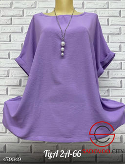 Блузка женская однотонная