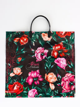 Цена за 5 шт. Пакет Нежные розы, полиэтиленовый, пластиковая ручка, 37?35 см, 90 мкм