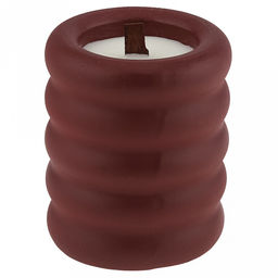 Свеча "Мишель-Бордо" д9,5см, h10см, ароматическая, парафин, золотой, в подсвечнике из гипса, время горения 6 часов (Россия)