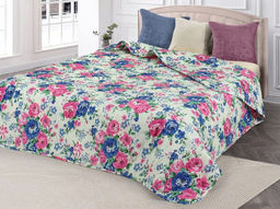 АРТ 143 Покрывало стеганое (микрофайбер) 200*220 "Деревенские мотивы"
