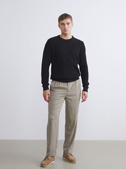 Bisiklet Yaka Erkek Triko Kazak