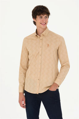U. S. Polo Assn Мужская рубашка с длинным рукавом Stone - U.s. polo assn фото 10