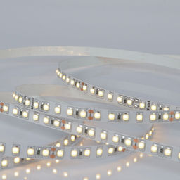 ULS-2835-120LED/m-8mm-IP20-DC24V-9,6W/m-5M-3000K Гибкая светодиодная лента на самоклеящейся основе. Катушка 5 м. в герметичной упаковке. Белый свет (3000K). ТМ Uniel.